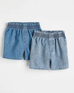 تاپ خامه دوزی Redtag , شلوارک جین کاغذی h&m