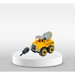 سيارة-لعبة شاحنة خلط الخرسانة (میکسر)