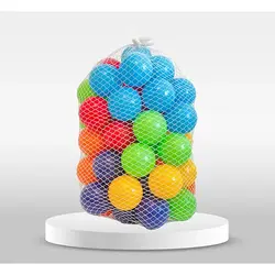 طقم كرات ملونة ناعمة-100 (توپ 100 تایی)