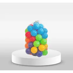 طقم كرات ملونة ناعمة-50 (توپ 50 تایی)