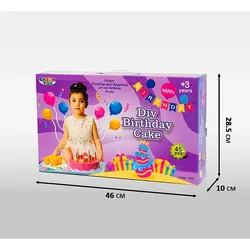 لعبة تقطيع المطبخ البلاستيكية كعكة عيد الميلاد (کیک  تولد با سینی چایخوری)