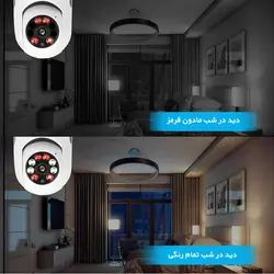 دوربین مداربسته لامپی تحت شبکه مدل E27
