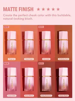 رژگونه مایع مات color bloom liquid blush matte finish