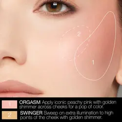 رژگونه و هایلایتر Orgasm Four Play مارک NARS