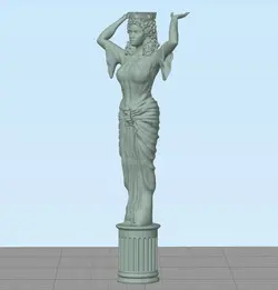 طرح سه بعدی مجسمه باستانی - سوبا - پرینتر سه بعدی