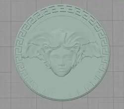 طرح سه بعدی چهره باستانی - سوبا - پرینتر سه بعدی