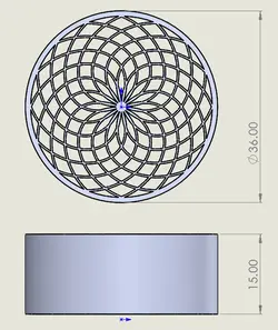 طرح سه بعدی مهر شیرینی ویژه - سوبا - پرینتر سه بعدی