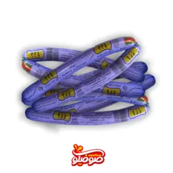 هات داگ 70% گوشت قرمز رزا (بسته بندی یک کیلو گرمی)