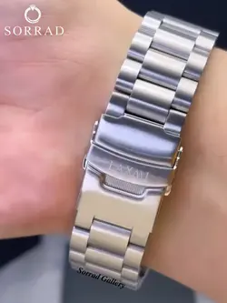 ساعت لاکسمی مردانه / کورنوگراف بند استیل رنگ سیلور صفحه سرمه ای (اورجینال)