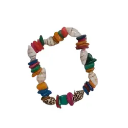 دستبند صدف مدل F100 رنگارنگ