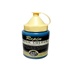 رنگ آکریلیک رپین آبی متالیک 280 میلی لیتر