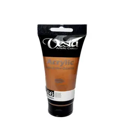 رنگ اکریلیک وستا برنز مدل66 Bronze حجم 75 میلی لیتر