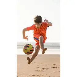 توپ فوتبال آموزشی کیپستا Kipsta سایز 5-زرد و صورتی