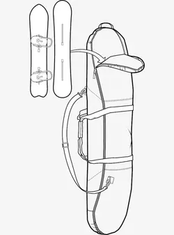 BURTON SPACE SACK TRUE BLACK