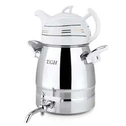 كتري قوري سپنتا 4ليتري شيردار براق كف چدن مدل4050