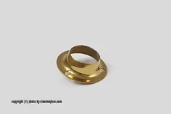 دیوار کوب (استکانی) ۳۸ میلیمتر طلایی سوارخ دور