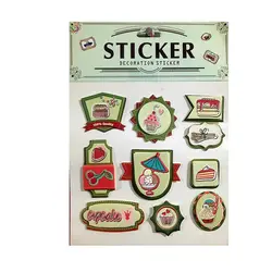 برچسب آنتیک اکلیلی سه بعدی کد QW 005