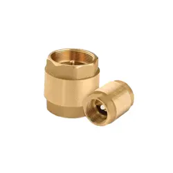 شیر یکطرفه فنری سوپاپ برنجی 105 سایز 3/4 (کارتن 72 عددی)