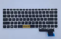 کیبورد لپ تاپ اچ پی Elitebook Folio 9470 نقره ای