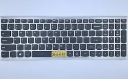 کیبورد لپ تاپ لنوو Ideapad Z500 نقره ای