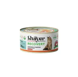 کنسرو ریکاوری گربه شایر طعم مرغ و کدو حلوایی 200 گرم