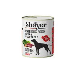 کنسرو سگ شایر طعم گوشت قرمز و سبزیجات 800 گرم