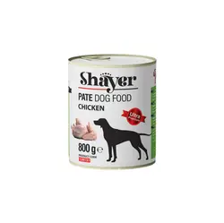 کنسرو سگ شایر طعم مرغ 800 گرم