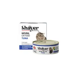 کنسرو گربه نچرال شایر طعم ماهی تن 110 گرم