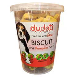تشویقی بیسکویت سگ دودوتی طعم کدو