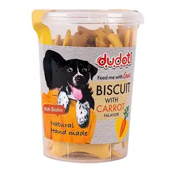 تشویقی بیسکویت سگ دودوتی طعم هویج