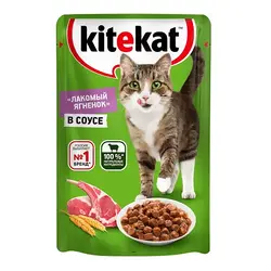 پوچ گربه کیت کت طعم گوشت بره در سس 85 گرم