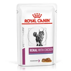 پوچ گربه رنال رویال کنین مدل RENAL WITH CHICKEN در سس