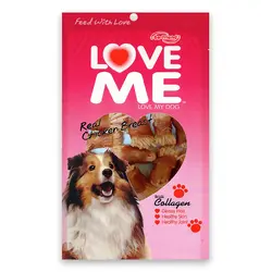 تشویقی سگ لاومی مدل هویجی دور پیچ مرغ