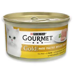 کنسرو پته گربه گورمت طعم مرغ