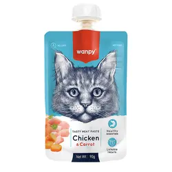 پودینگ گربه ونپی طعم مرغ و هویج 90 گرم