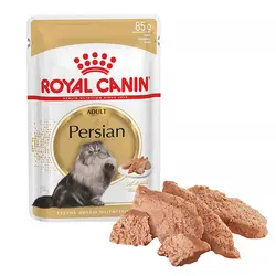 پوچ گربه پرشین بالغ رویال کنین 85 گرم