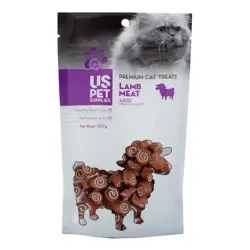 تشویقی گربه US PET مدل رولی بره و ماهی