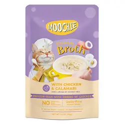 سوپ گربه موچی طعم مرغ و کالاماری کر