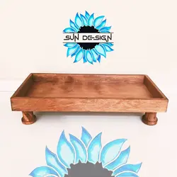 استند(رایزر) چوبی نظم دهنده شیشه ادویه و آشپزخانه