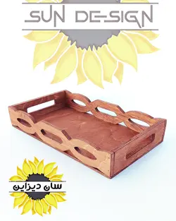 استند(رایزر) چوبی نظم دهنده ادویه و آشپزخانه مدل پنجره ای