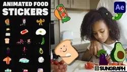 آیکون های متحرک خوراکی