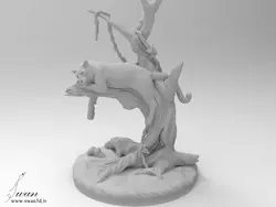 پلنگ بر روی درخت