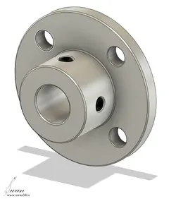 کوپلر شفت فلنچ دار 8میلیمتری