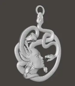 گردنبند مدوزا یونانی