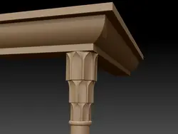 سرستون مقرنس سه پلکانی