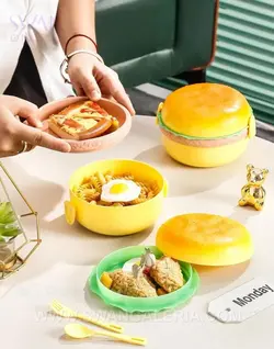 ظرف غذای همبرگر