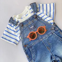 بيلر جين oshkosh و تيشرت h & m مناسب ٦ماه تا ٥ سال