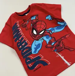 ست تیشرت شلوارک مرد عنکبوتی سایز ۱-۳ سال