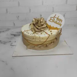 کیک نسکافه گل زنجیر(کوچک)