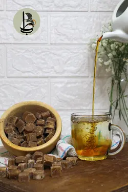 قند حبه قهوه ای